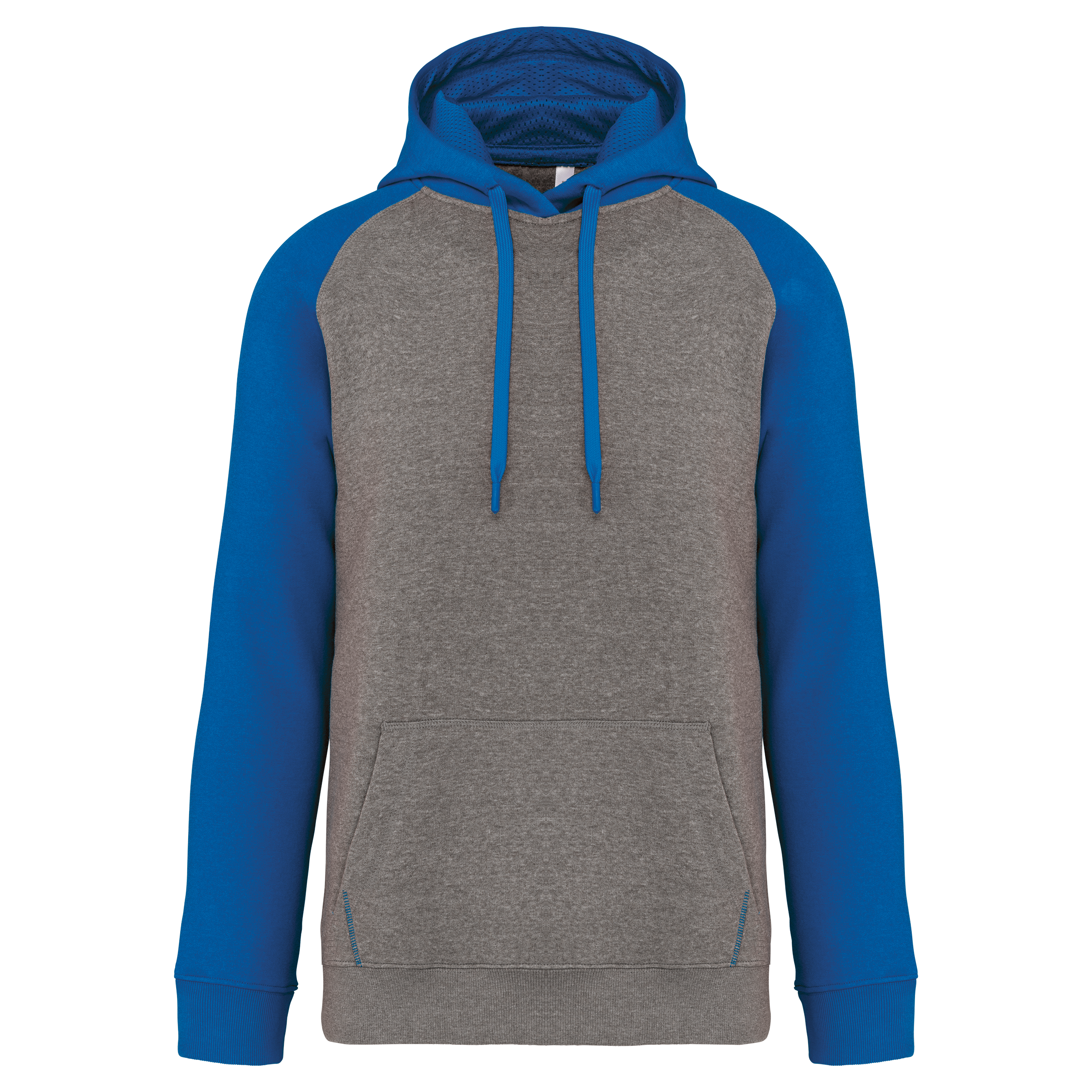 Grey heather/Sporty royal blue