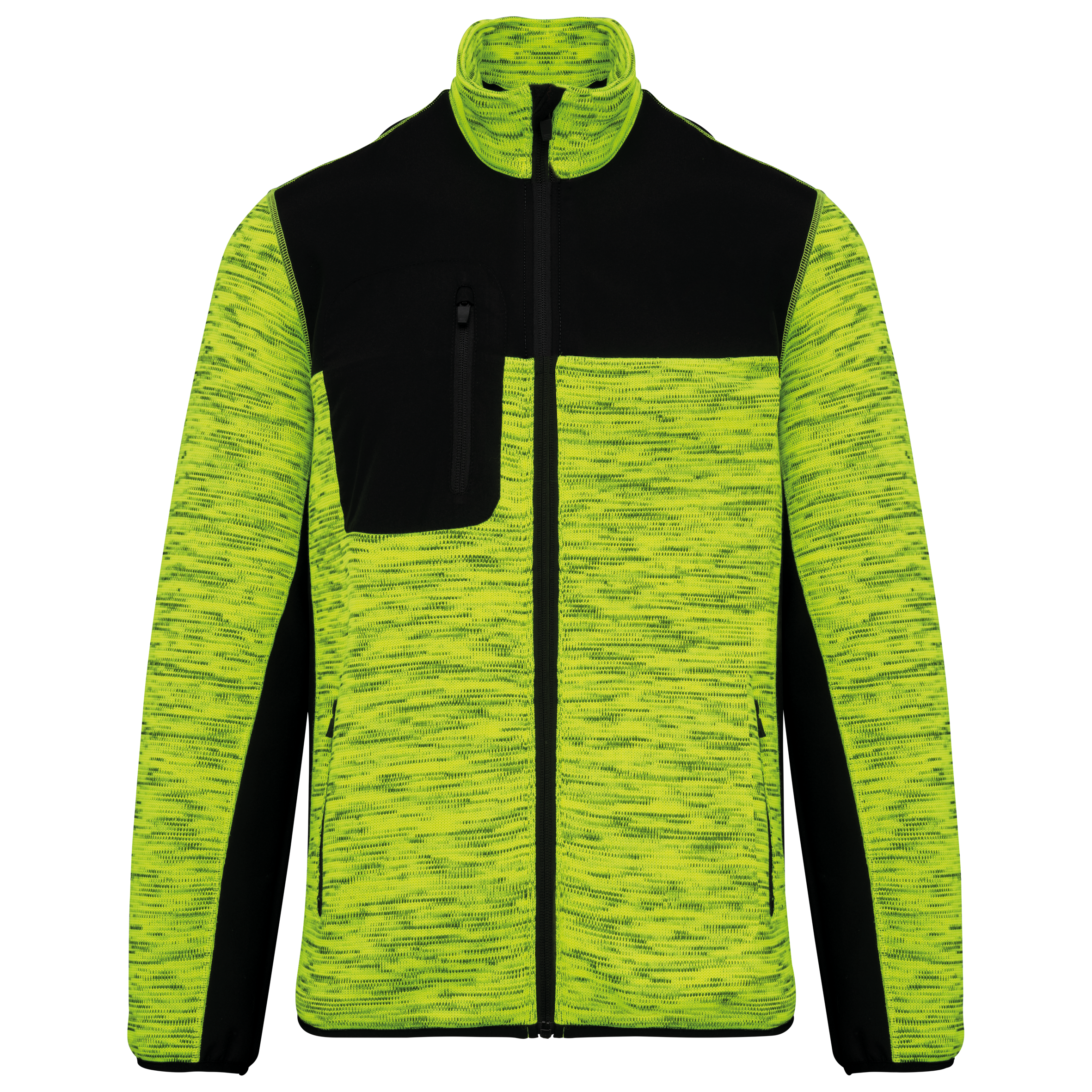 Fluorescent Yellow Melange / Black