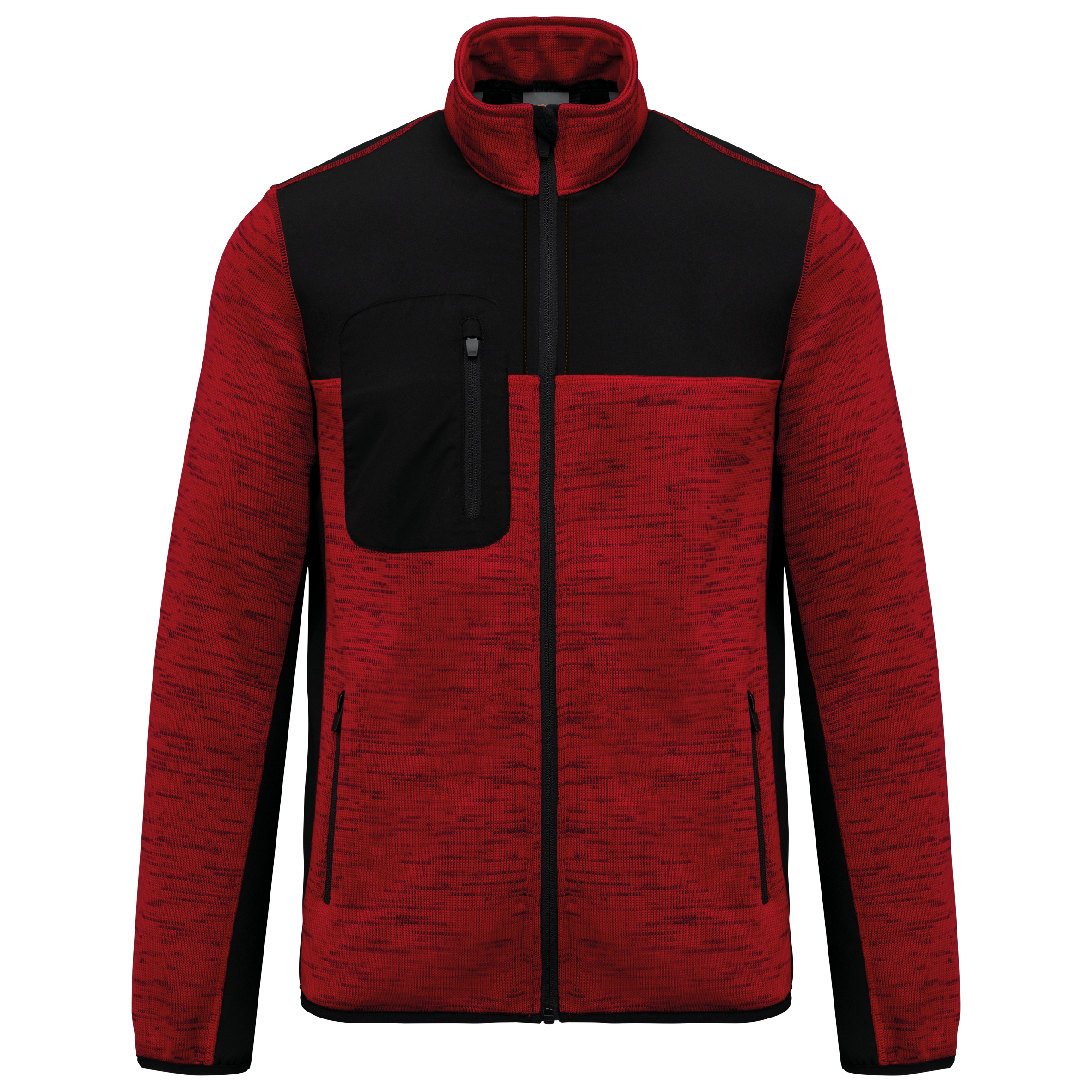 Red Melange / Black