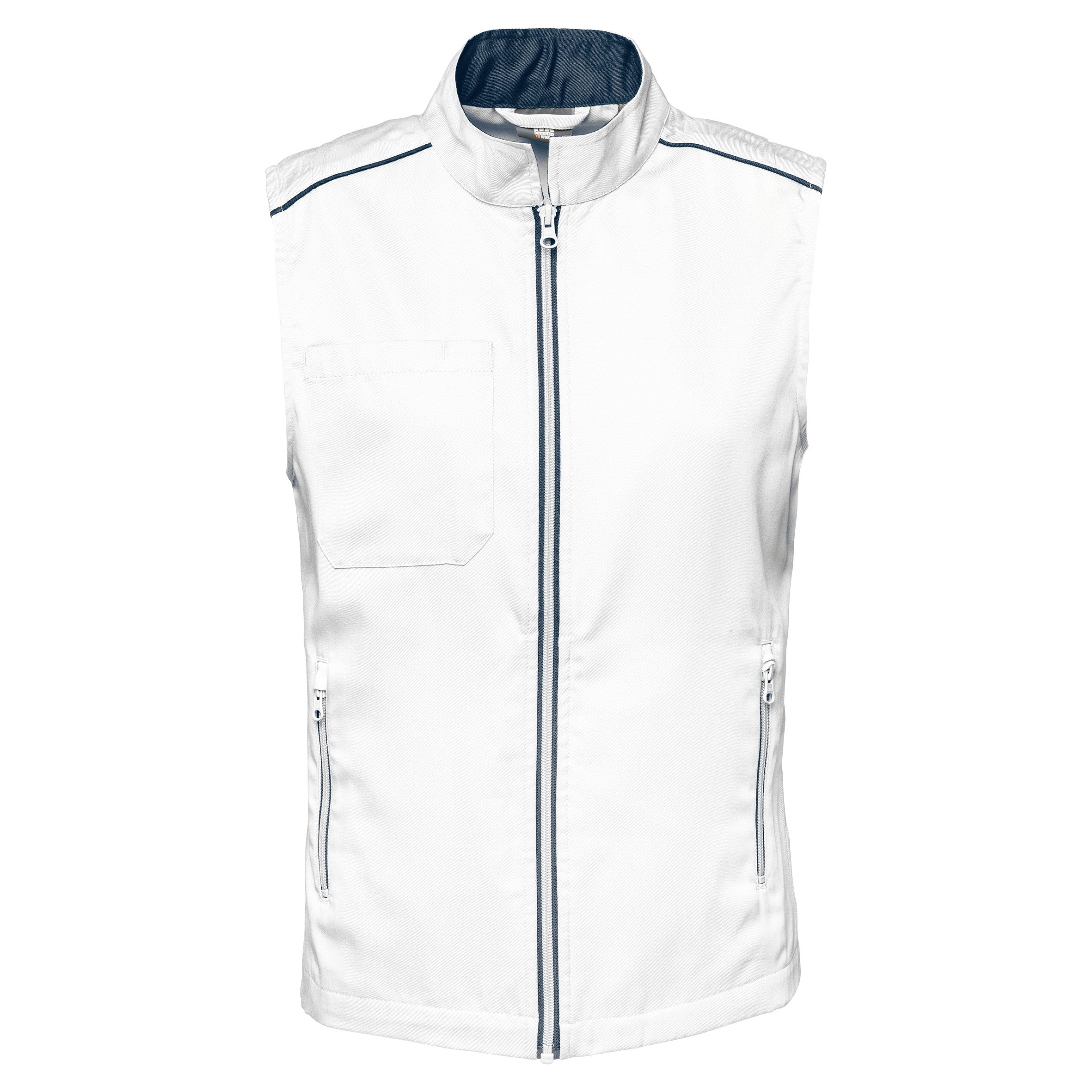White / Navy
