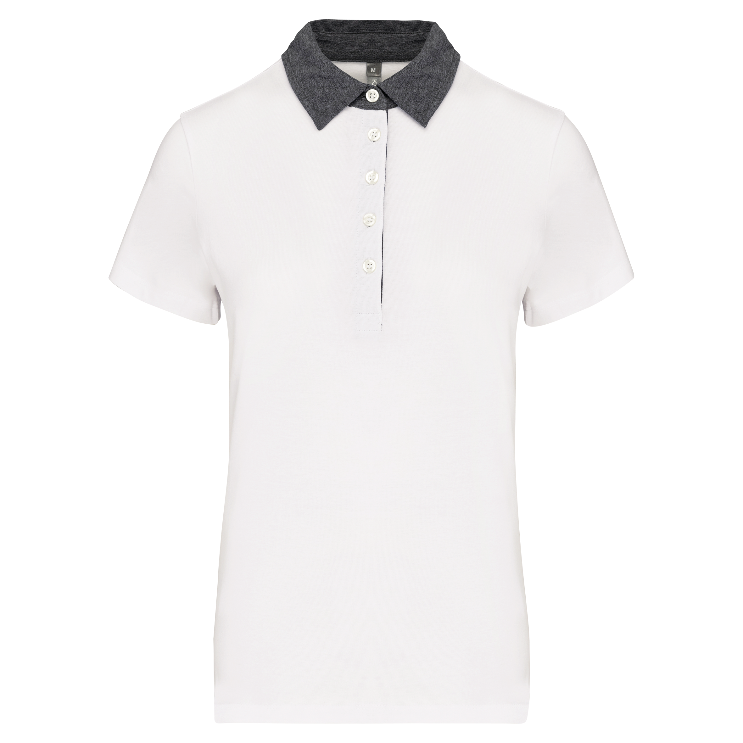 White / Dark Grey Heather