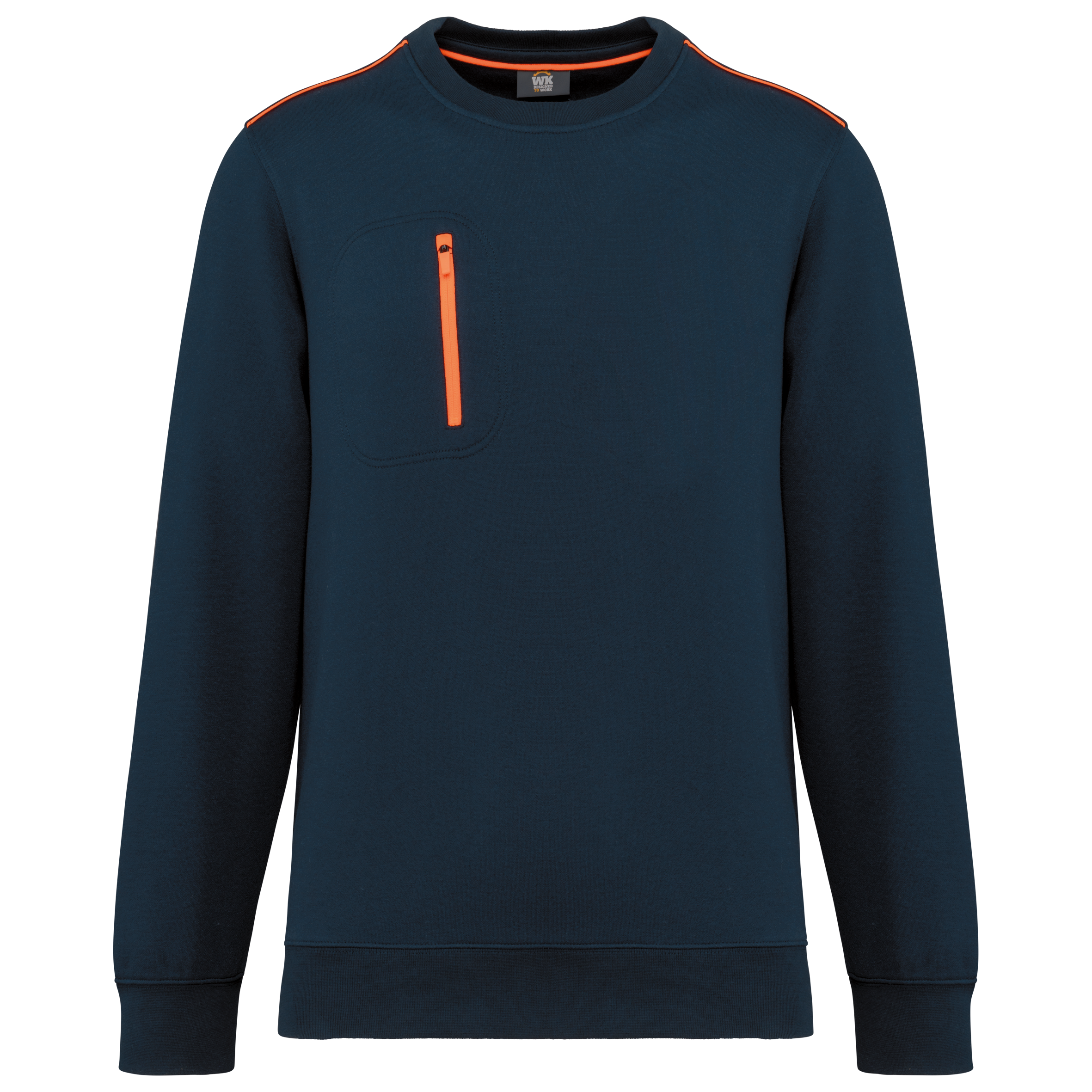 Navy / Fluorescent Orange