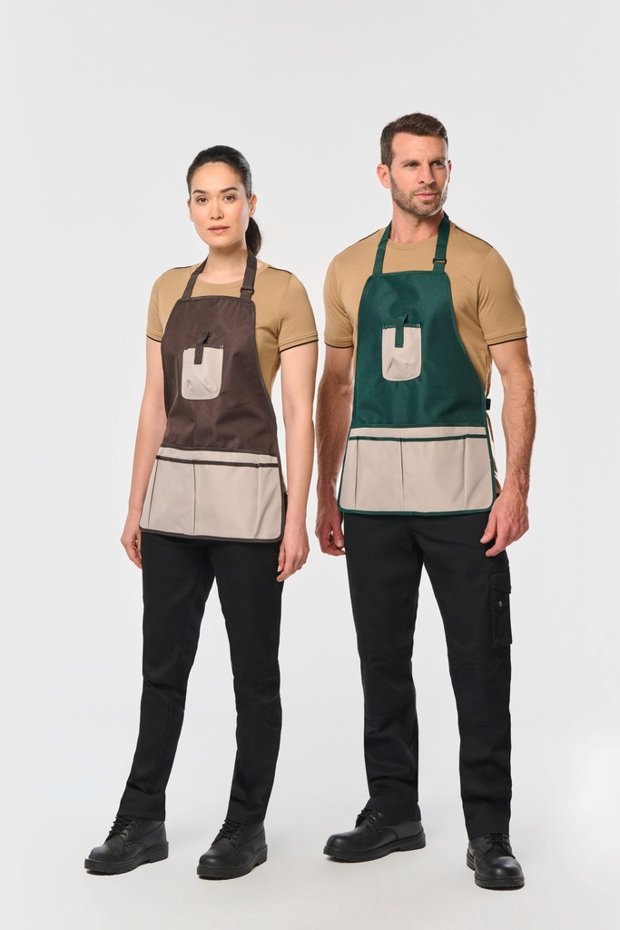 [WK840] Tablier de jardinier imperméable écoresponsable unisexe