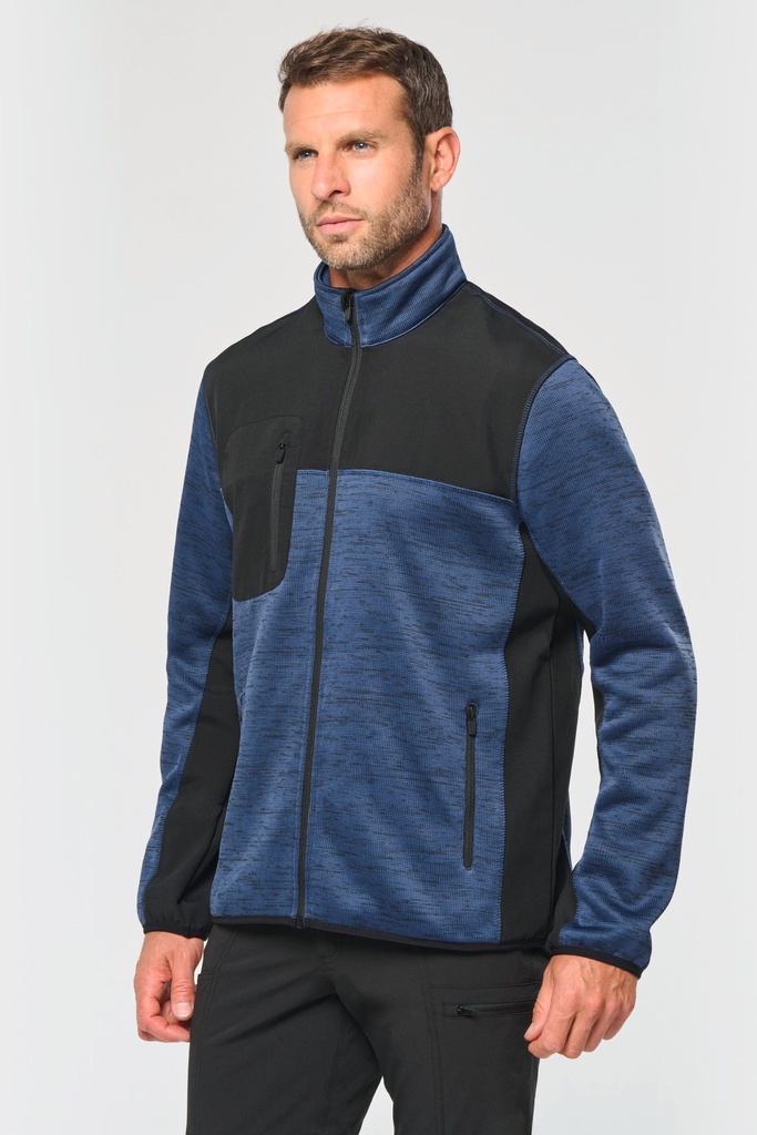 Veste recyclée en polytricot homme (S)