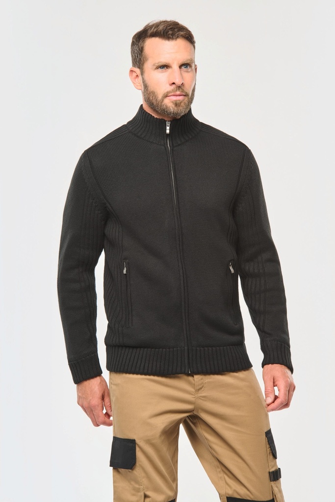 Cardigan doublé polaire homme (S)