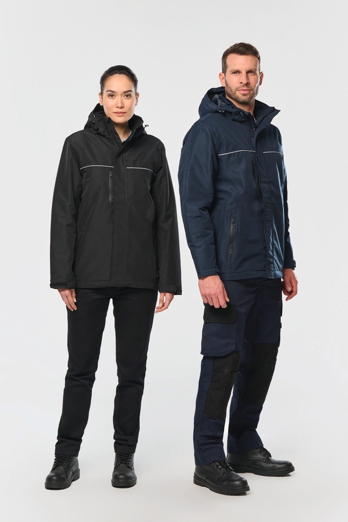 Parka performance à capuche unisexe (XS)