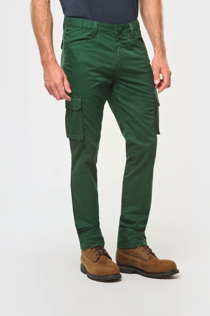 Pantalon multipoches écoresponsable homme (XS)