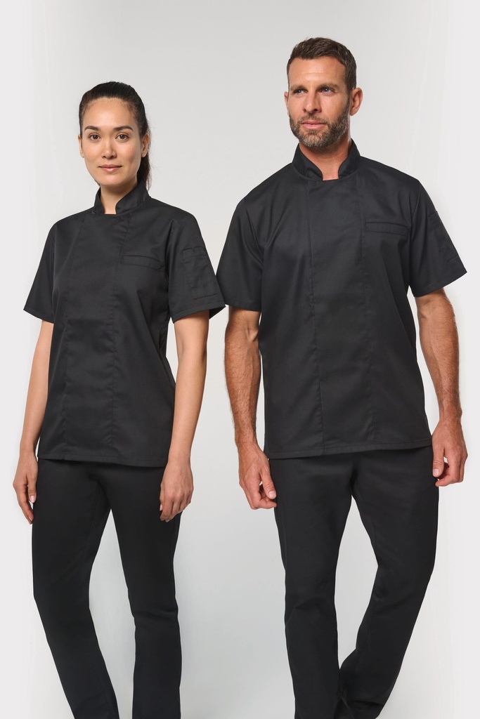Veste de cuisine écoresponsable et respirante manches courtes unisexe (XXS)