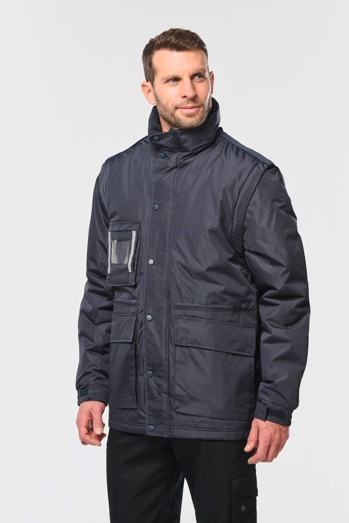 Parka workwear manches amovibles homme (S)