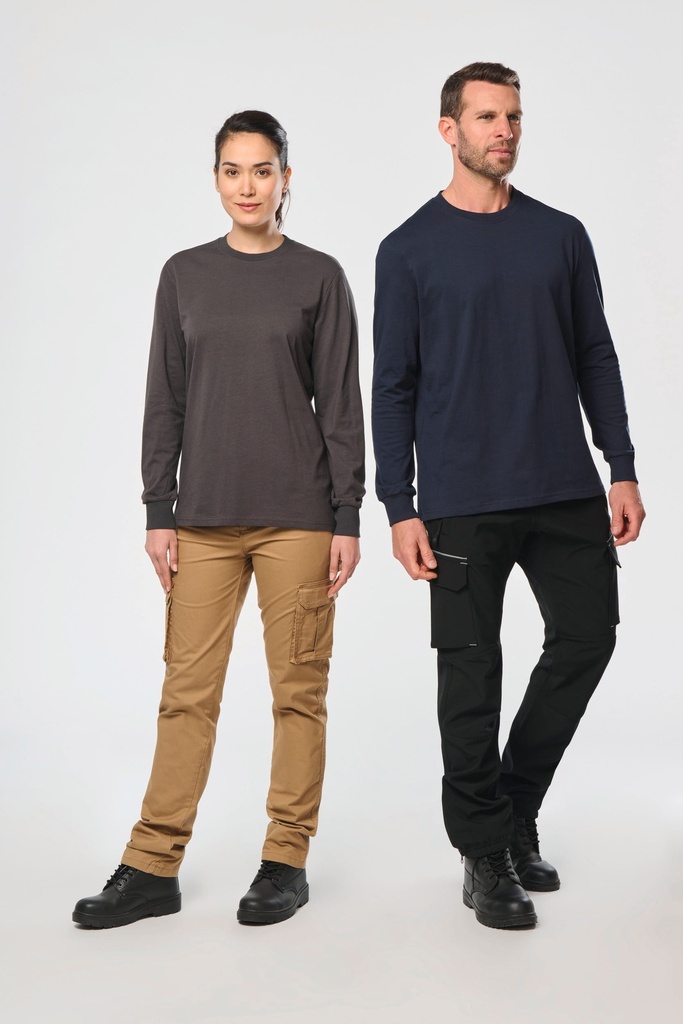 T-shirt écoresponsable manches longues unisexe (XXS)
