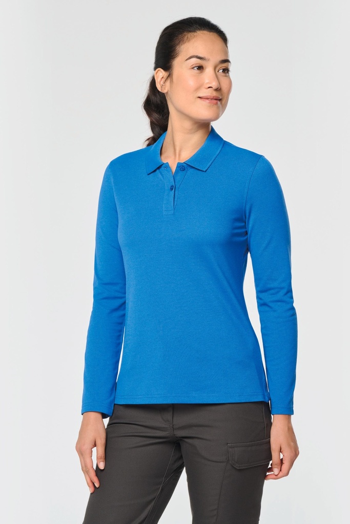 Polo manches longues femme (XS)