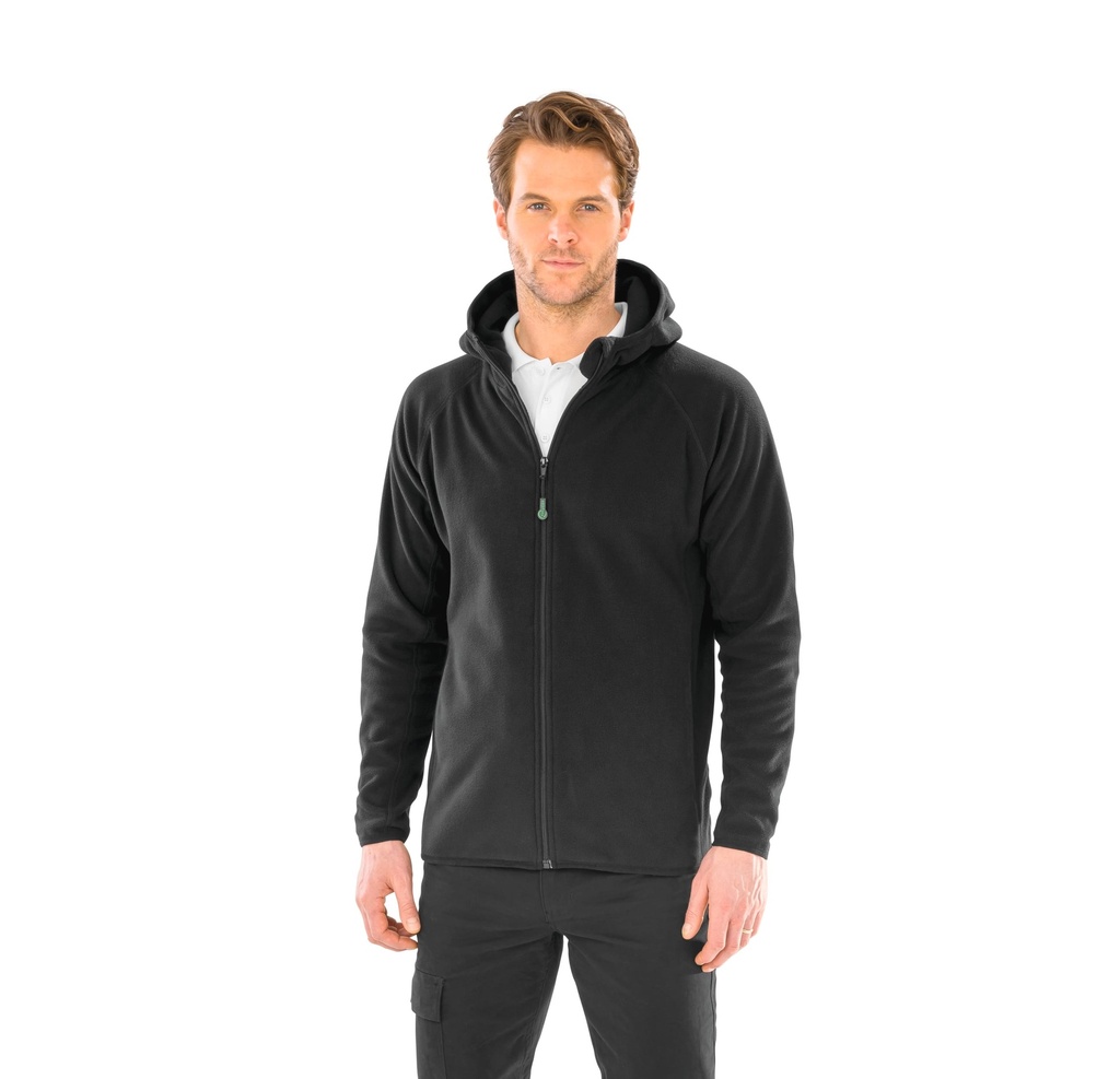 Veste à capuche en micropolaire recyclée (XS)