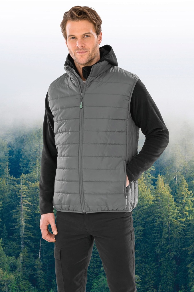 Bodywarmer recyclé et matelassé Core (XS)
