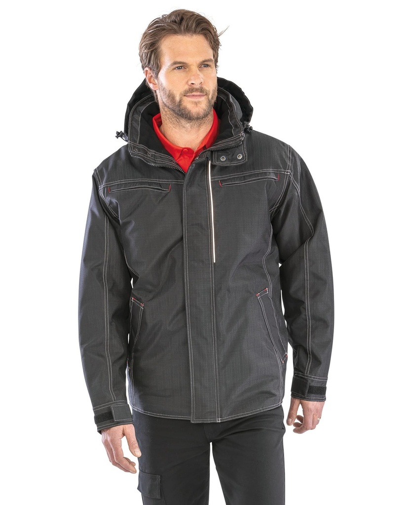 Parka robuste "effet denim" (XS)