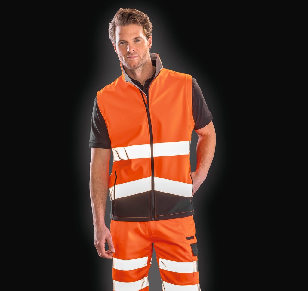 Gilet softshell High Viz (S)