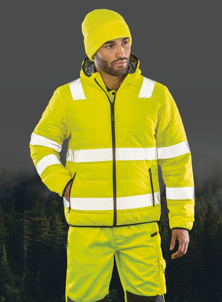 Veste de sécurité recyclée ripstop padded (S)