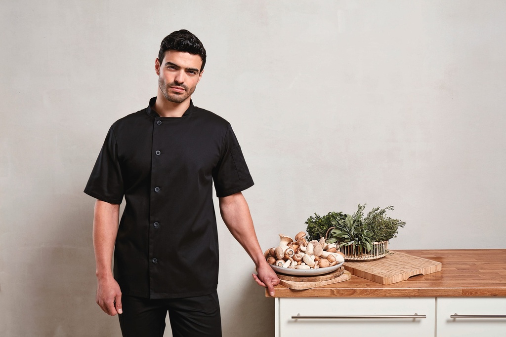 Veste chef cuisinier manches courtes "Essential" (XS)