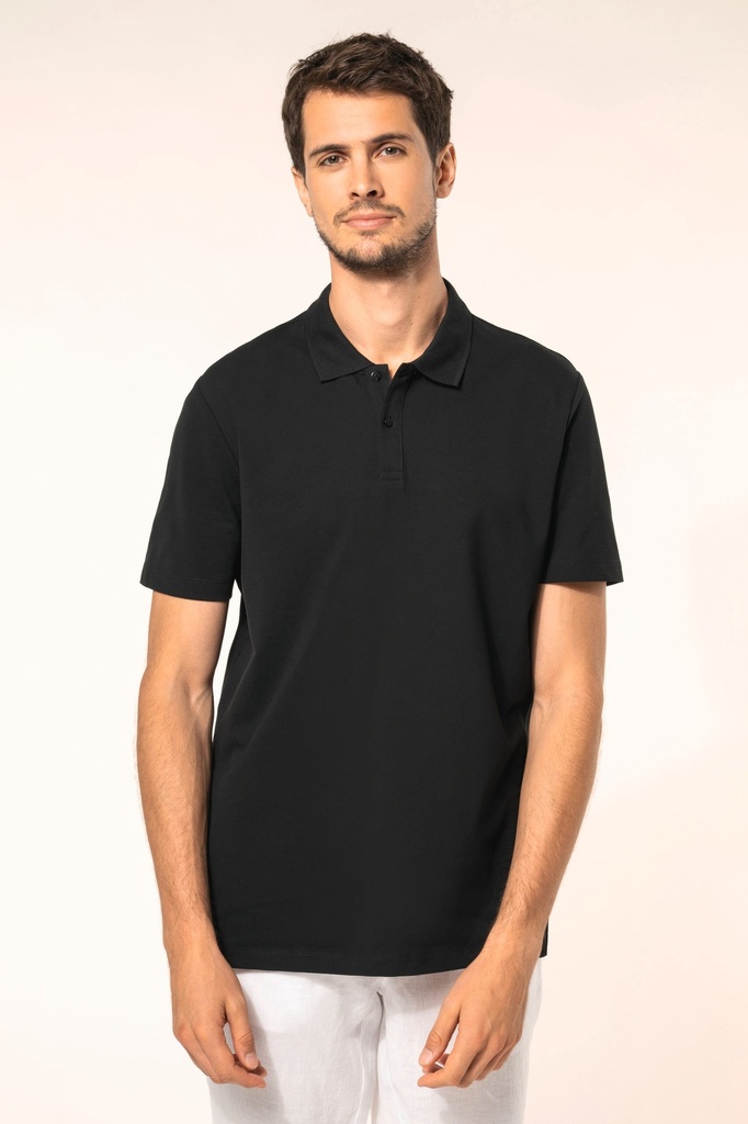 Polo Supima® manches courtes homme (S)