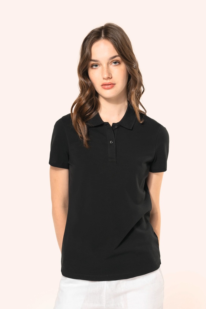 Polo Supima® manches courtes femme (XS)