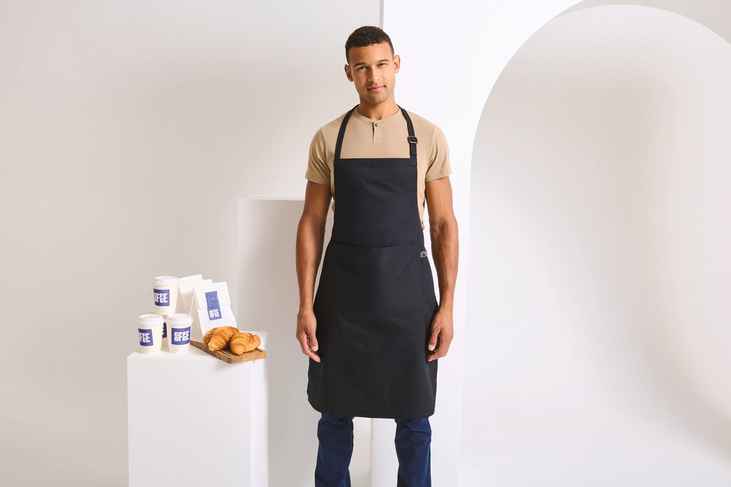 [PR112] Tablier à bavette "Fairtrade"
