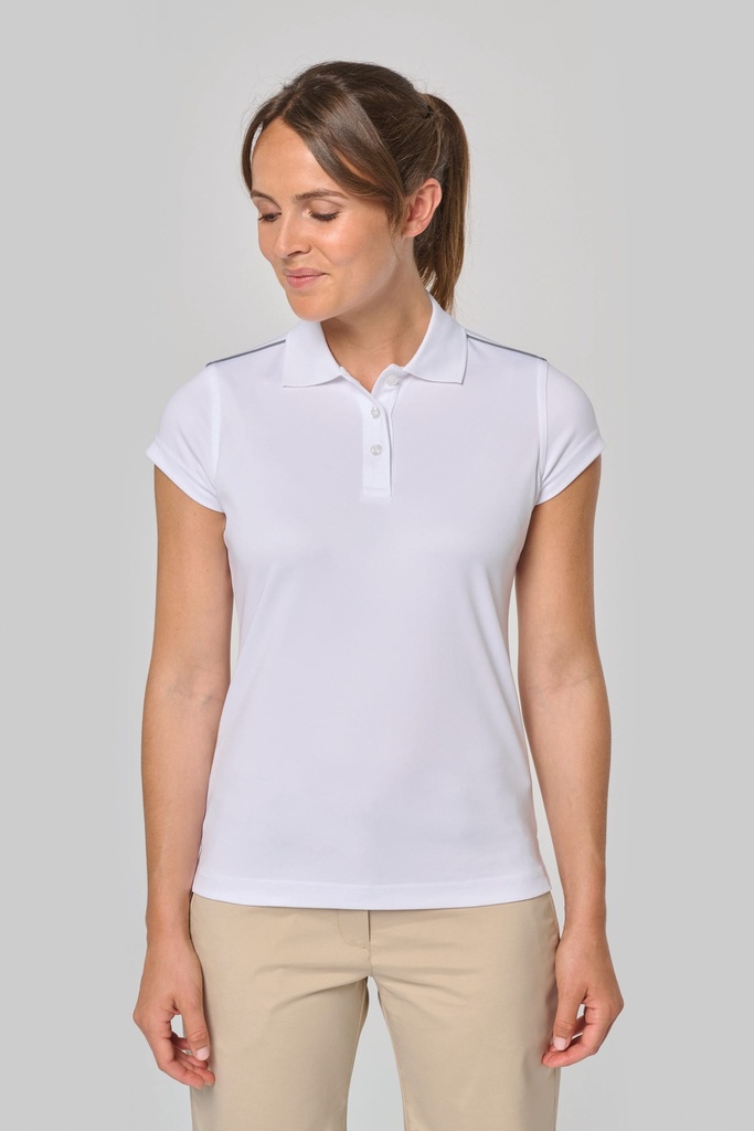 Polo manches courtes femme (XS)