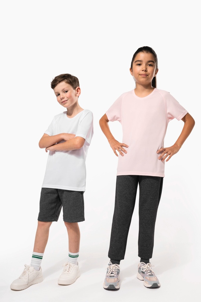 T-shirt sport manches courtes enfant (12/14 ans)