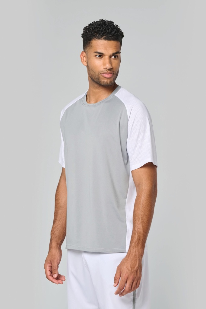 T-shirt de padel bicolore à manches raglan homme (XL​)