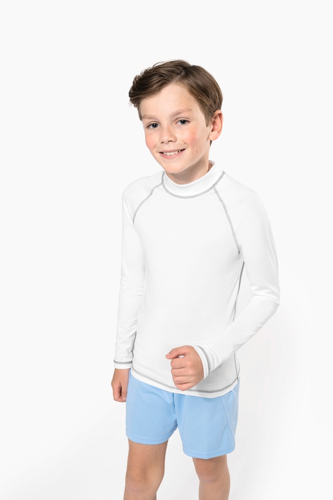 T-shirt technique à manches longues avec protection anti-UV enfant (12/14 ans)