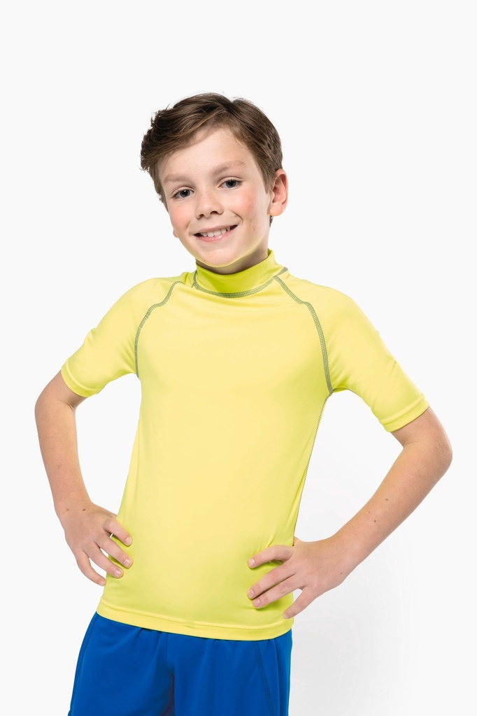 T-shirt technique à manches courtes avec protection anti-UV enfant (12/14 ans)