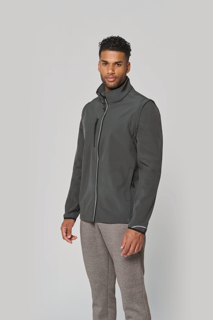 Veste softshell sport manches amovibles unisexe (XS)