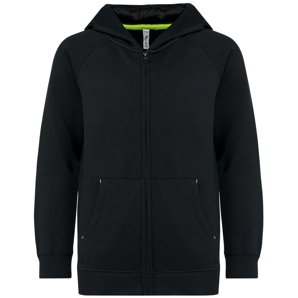 Veste zippée à capuche enfant (12/14 ans)