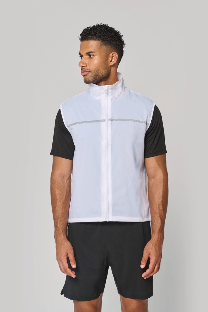 Runner - gilet d'entraînement dos filet unisexe (S)