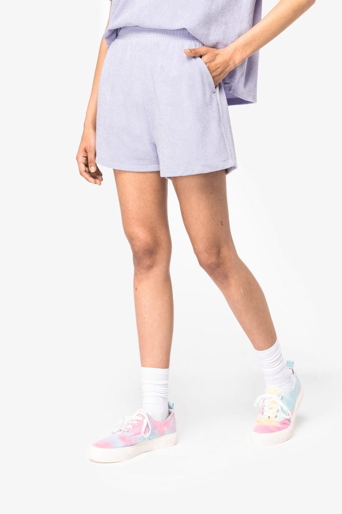 Short écoresponsable en éponge femme (XS)