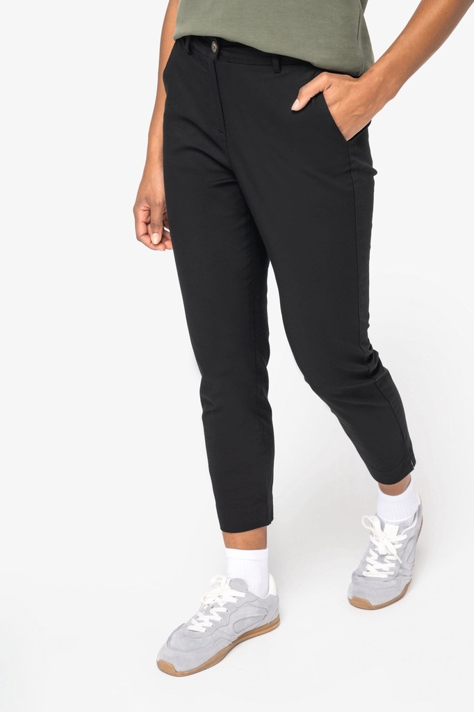 Pantalon chino 7/8 écoresponsable femme (38 FR)