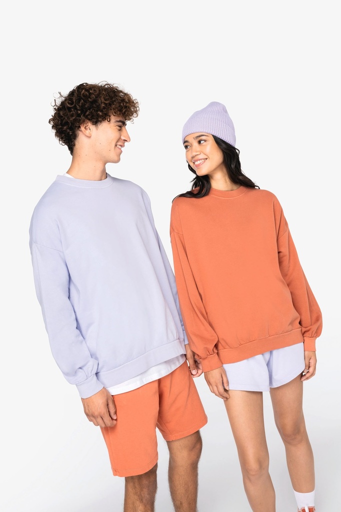 Sweat-shirt écoresponsable oversize French Terry unisexe