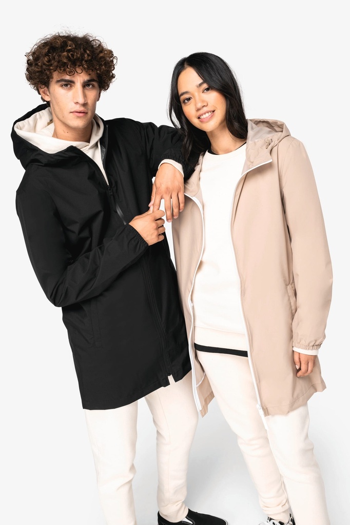 Veste écoresponsable imperméable unisexe (XXS)