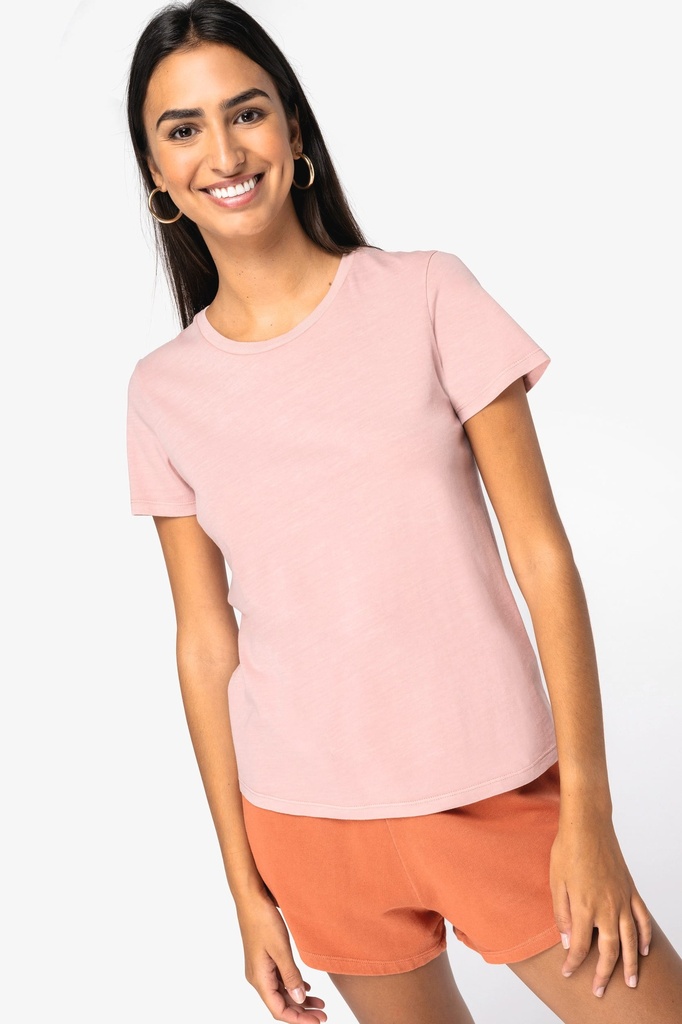T-shirt écoresponsable délavé femme (XS)