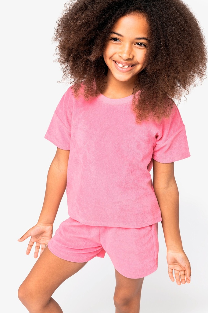 T-shirt écoresponsable en éponge fille (10/12 ans)