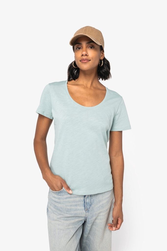 T-shirt écoresponsable slub femme (XS)