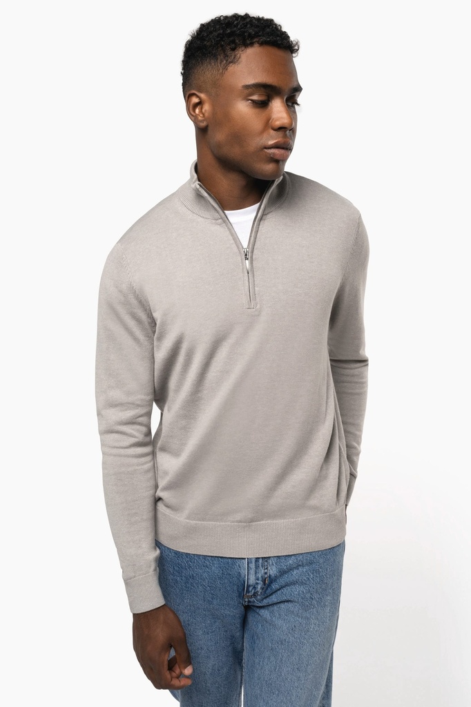 Pull 1/4 zip homme (S)