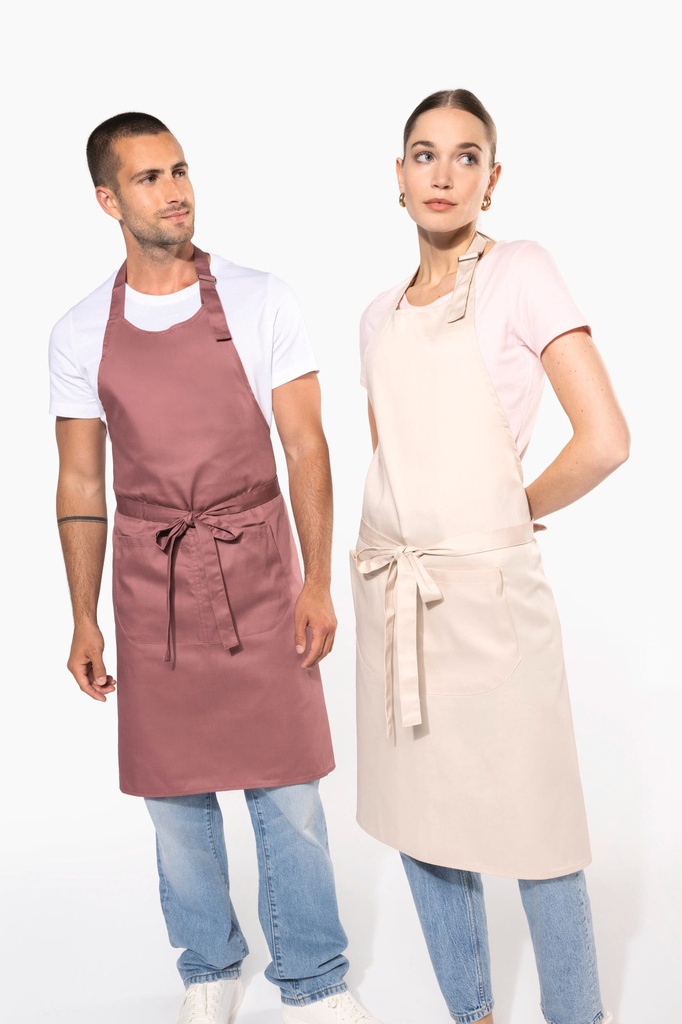 [K890] Tablier polycoton avec poche