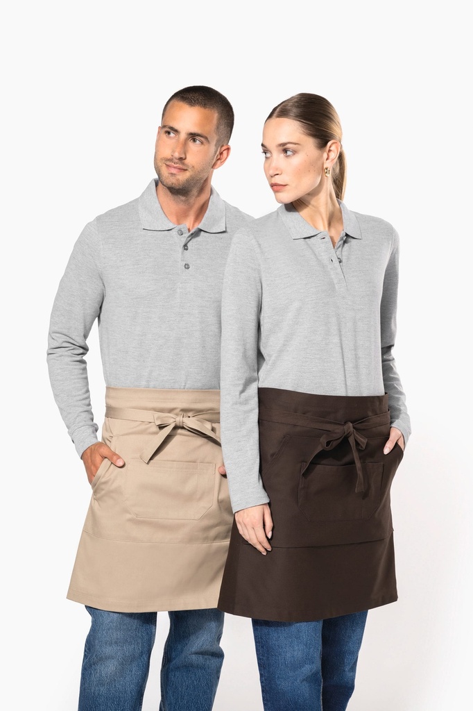 [K898] Tablier coton mi-long