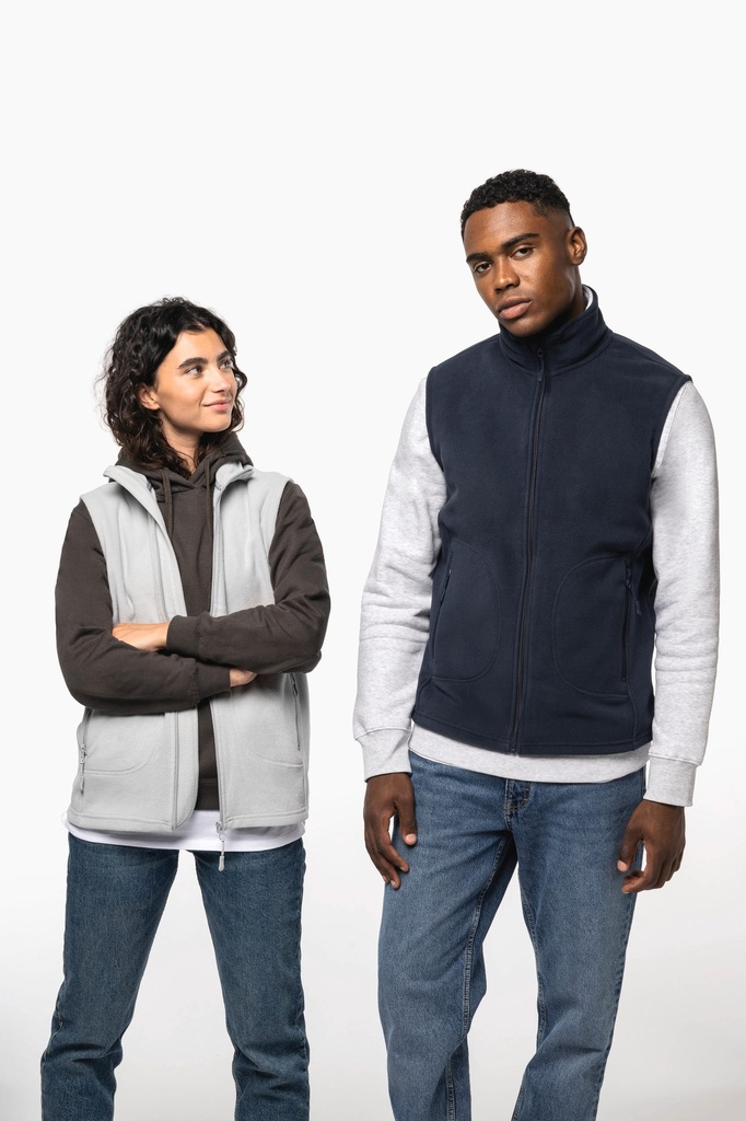 Bodywarmer micropolaire écoresponsable unisexe (XS)