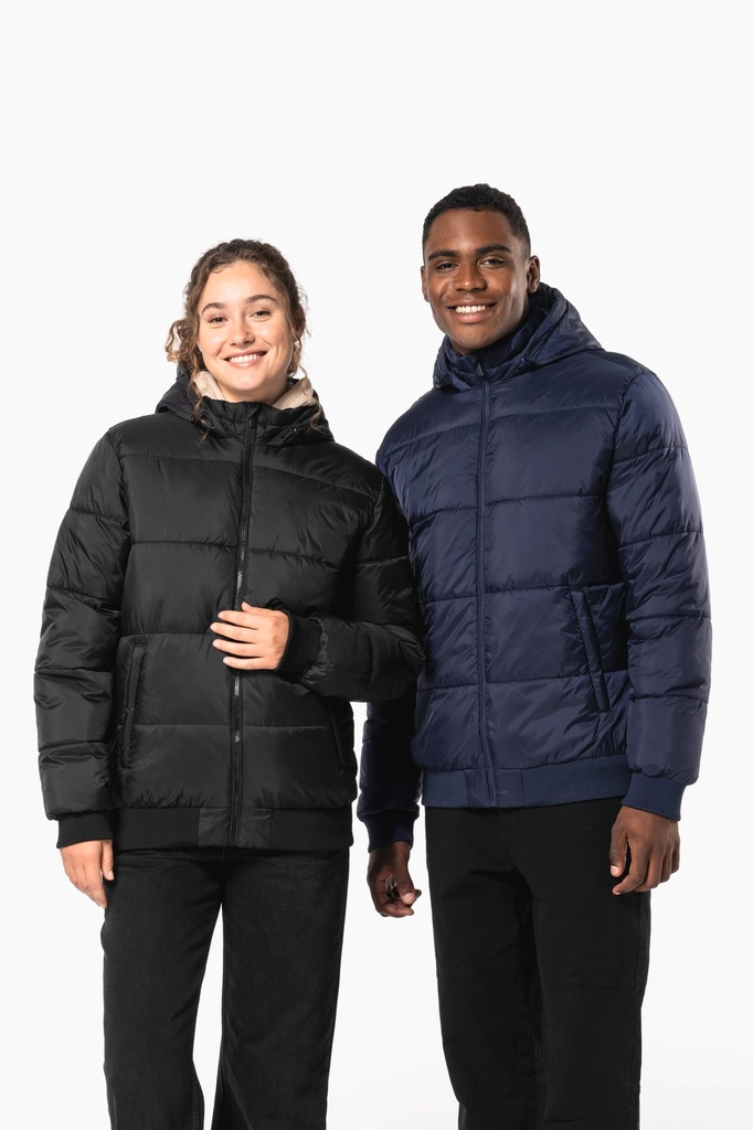 Veste unisexe ripstop recyclée à capuche (XS)