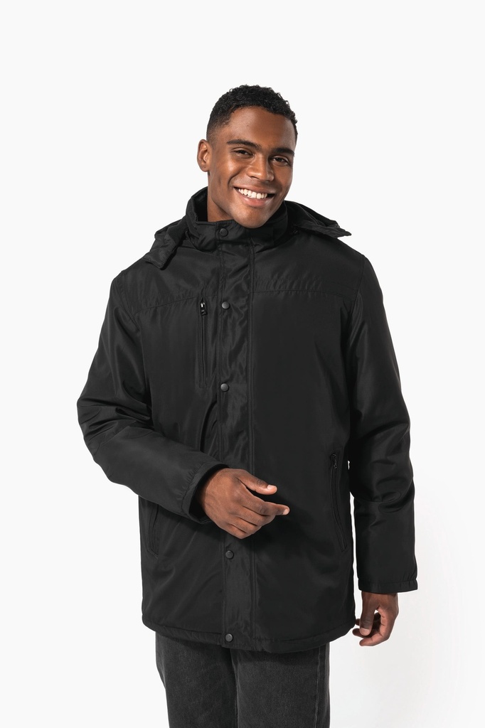 Parka avec capuche amovible homme (S)