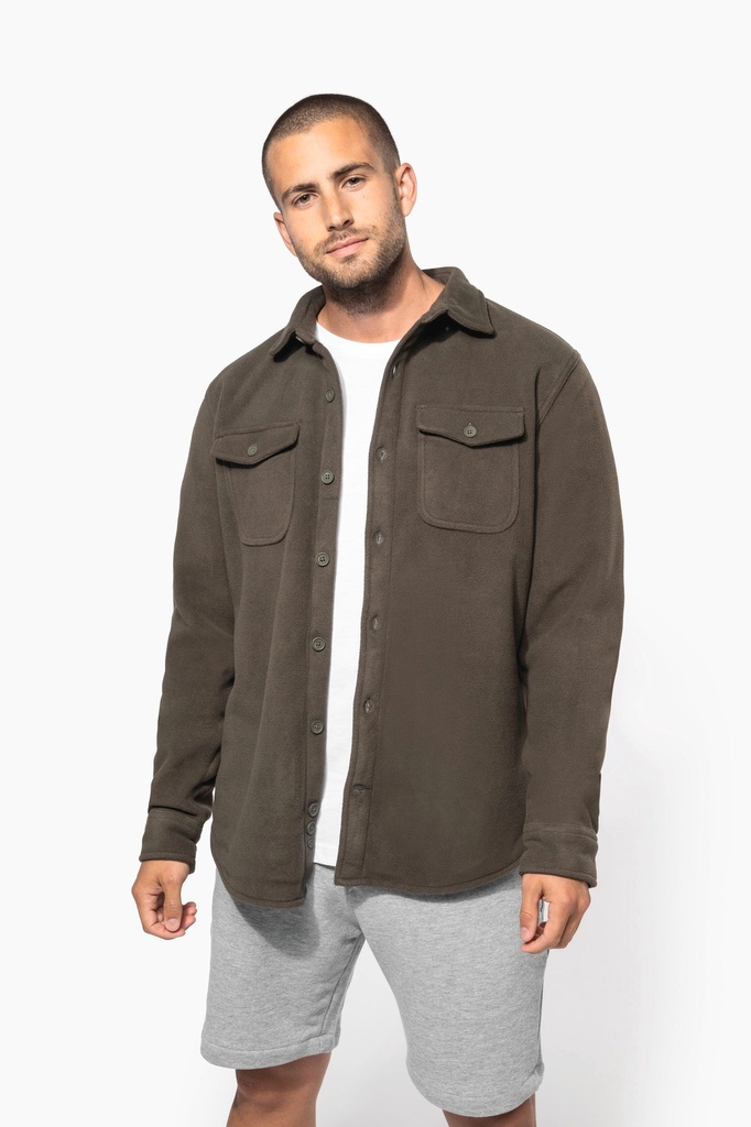Surchemise polaire doublée sherpa polaire homme (S)