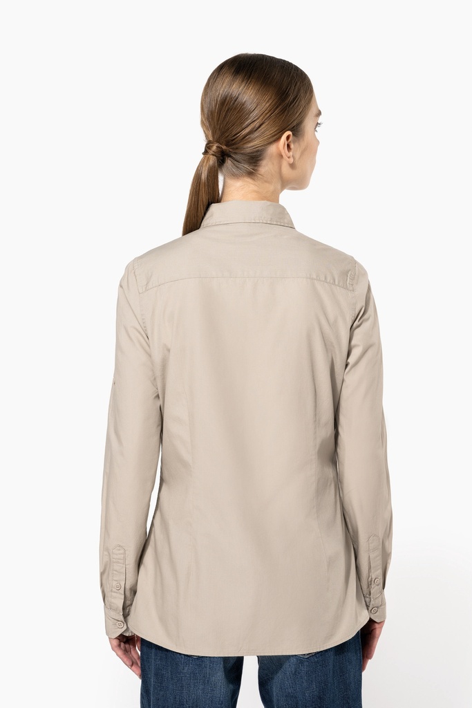 Chemise safari manches longues femme (XS)