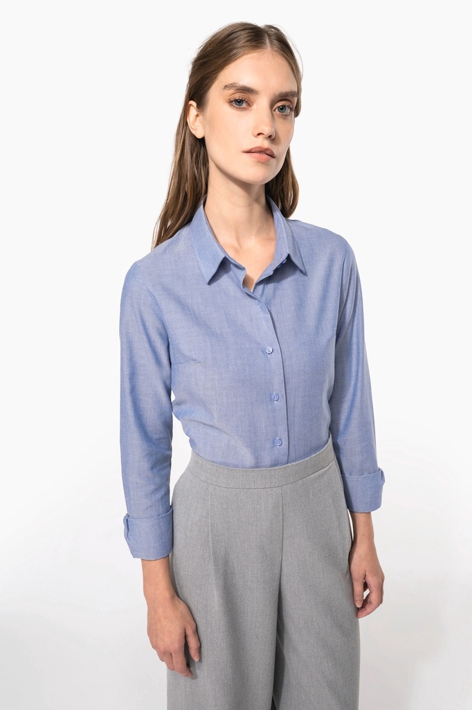 Chemise Oxford manches longues femme (XS)