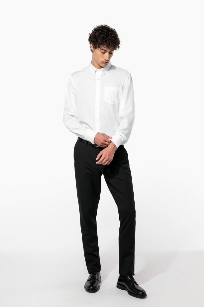 Chemise manches longues sans repassage (S)