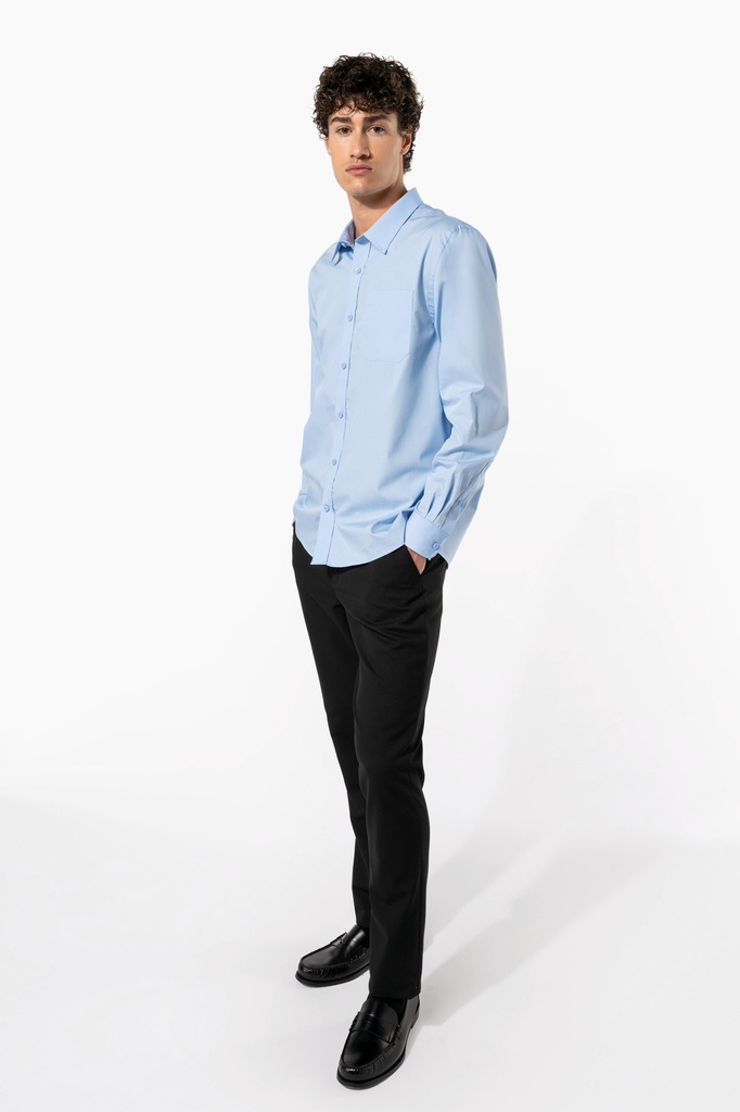 Chemise popeline manches longues (XS)